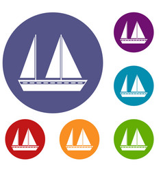 powerboat icon little powerboat icons set royalty free vector image powerboat icon little powerboat icons set royalty free vector image