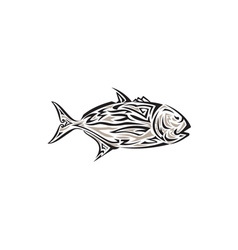 Download Giant trevally Royalty Free Vector Image - VectorStock