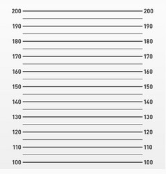 height chart blank