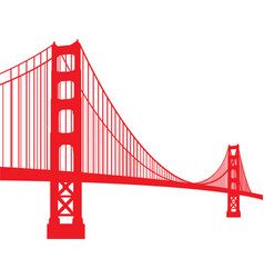 Golden Gate Bridge Royalty Free Vector Image - VectorStock