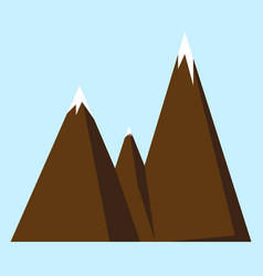 Mountain ranges Royalty Free Vector Image - VectorStock