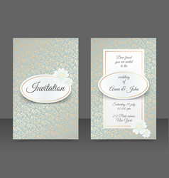 vintage wedding invitation templates cover design vector image - Vintage Wedding Invitation Templates vintage wedding invitation templates cover design vector image - Vintage Wedding Invitation Templates