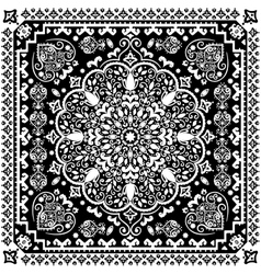 Turkish Rug Style Seamless Pattern Vector Turkish Rug Style Seamless Pattern Vector