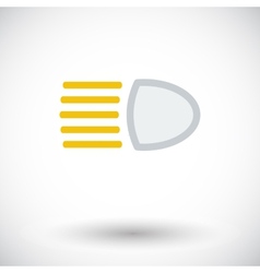 Icon dipped headlights Royalty Free Vector Image