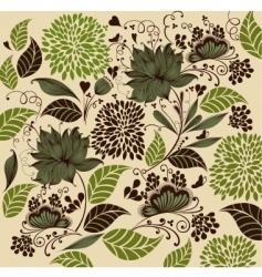 Vintage flower background Royalty Free Vector Image