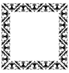 Baroque floral ornament Royalty Free Vector Image