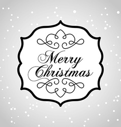 Merry Christmas holidays wish greeting card Vector Image