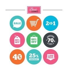 Special offer price tag Icon for sale Royalty Free Vector Image ...