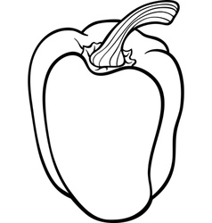 Download Celery vegetable cartoon for coloring book Vector Image