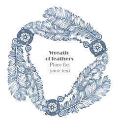 Download Silhouette black and white feather Royalty Free Vector Image