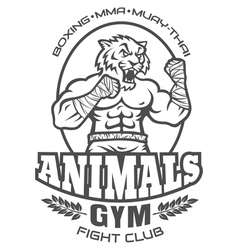 Graceful Gym Animal Logo