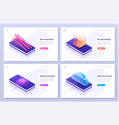 Big data analytics concept Royalty Free Vector Image