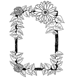 Download Daisy border Royalty Free Vector Image - VectorStock