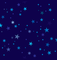 Night starry sky - black blank background Vector Image