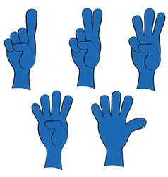 Cartoon hands Royalty Free Vector Image - VectorStock