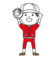 Baseball catcher Royalty Free Vector Image - VectorStock