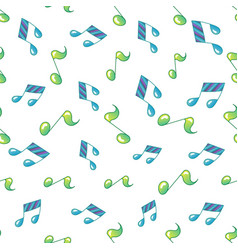 Music note with kids Royalty Free Vector Image
