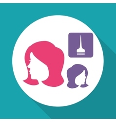 Barber shop hair care concept isolated vector