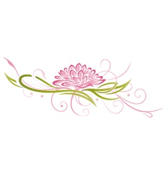 Lotus flower Royalty Free Vector Image - VectorStock