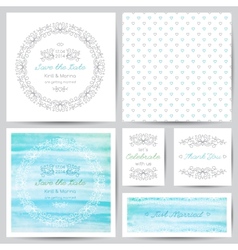 Wedding set Royalty Free Vector Image - VectorStock