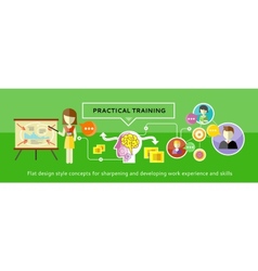 Best practices line concept simple line icon Vector Image