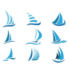 vintage sailboat vector sailboat icons vector yacht sailboat vector 