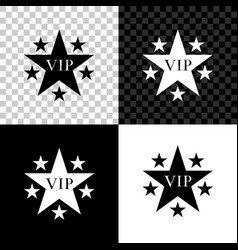 Star Vip With Circle Stars Icon Isolated Vector Image