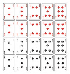 Playing cards Royalty Free Vector Image - VectorStock