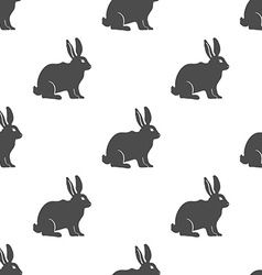 Download Vintage rabbit standing Royalty Free Vector Image