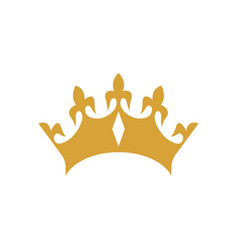 Crown graphic design template isolated Royalty Free Vector