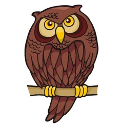 Owl symbol Royalty Free Vector Image - VectorStock