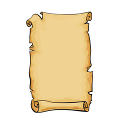 Old paper scroll banner Royalty Free Vector Image