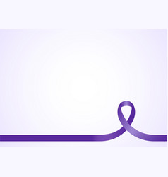 purple ribbon pancreatic cancer symbol royalty free vector purple riboon