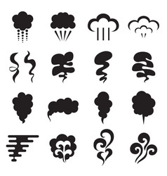 Download Smoke steam icon simple Royalty Free Vector Image