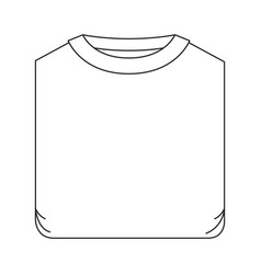 Download White T Shirt Template Royalty Free Vector Image