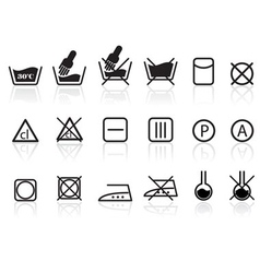 textile care symbols set vector image by amourfou image elements of fashion and apparel design book pdf