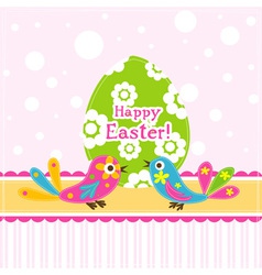 Template easter greeting card Royalty Free Vector Image