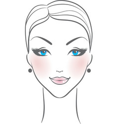 Slim women nude Royalty Free Vector Image - VectorStock