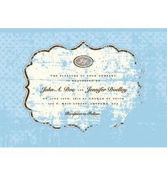 Wedding invite Royalty Free Vector Image - VectorStock