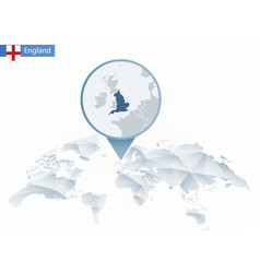 Abstract rounded world map with pinned detailed Vector Image