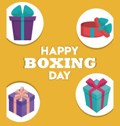 Boxing day design Royalty Free Vector Image - VectorStock
