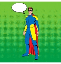 Big Chin Superhero Royalty Free Vector Image - VectorStock