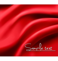 Red satin background Royalty Free Vector Image