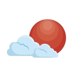 Rising sun Royalty Free Vector Image - VectorStock