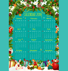 christmas calendar template