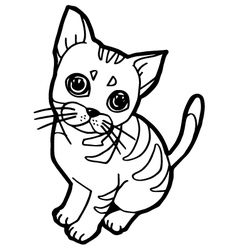 Spray Paint Can outline Royalty Free Vector Image