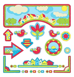 Set Royalty Free Vector Image - VectorStock