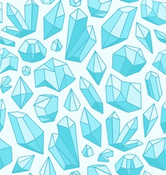 Crystals pattern vector image