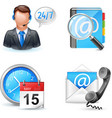 Business icons vector image