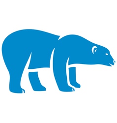 Polar bear vector image